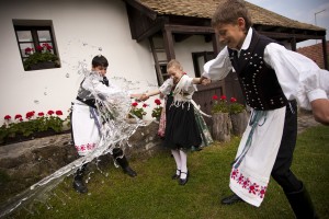 Easter Feast at Hollókő, Hungary