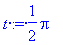 t := 1/2*Pi