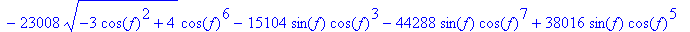 -1/3*(1024*sqrt(-3*cos(f)^2+4)+2048*sin(f)*cos(f)+2...