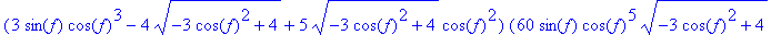-1/3*(1024*sqrt(-3*cos(f)^2+4)+2048*sin(f)*cos(f)+2...