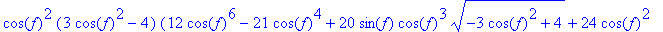 1/3*(1024*sqrt(-3*cos(f)^2+4)+2048*sin(f)*cos(f)+28...
