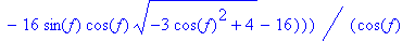 1/3*(1024*sqrt(-3*cos(f)^2+4)+2048*sin(f)*cos(f)+28...