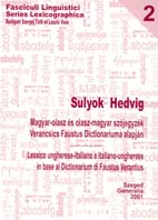 Sulyok Hedvig: Magyar - olasz és olasz - magyar szójegyzék